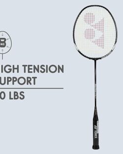 Yonex Graphite Badminton Racquet Muscle Power 29LT Black Grey (G4, 85-89.9 grams, 30 lbs Tension,Set of 1)