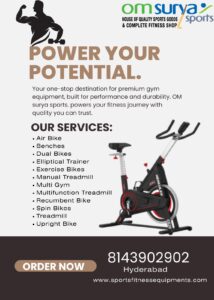 Read more about the article Explore a Wide Range of Fitness Equipment in Hyderabad at OM SURYA SPORTS