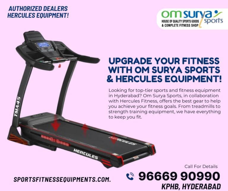 “Reliable Fitness Equipment Repair Services in Hyderabad – OM SURYA SPORTS Has You Covered”